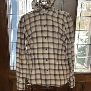 Ralph Lauren Beige and Brown Plaid Shirt